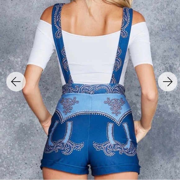 BlackMilk My First Rodeo Short Overalls - Picture 2 of 8